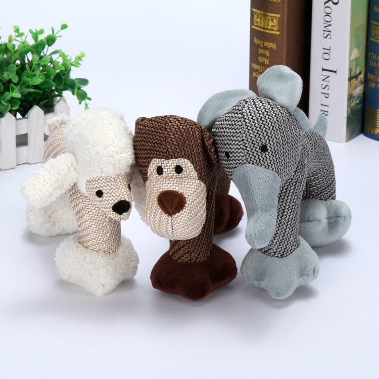 The Squeaky Plush Trio